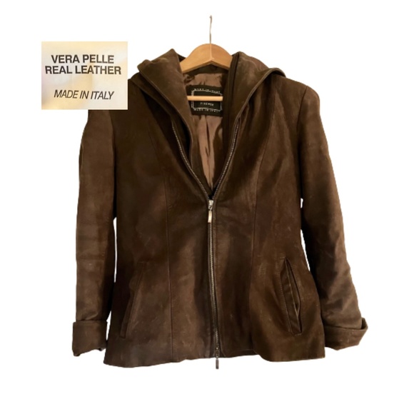 Vera Pelle woman’s leather jacket XS